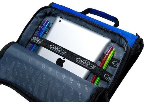 Case-it Universal 2-Inch 3-Ring Zipper Binder, Holds 13 Inch Laptop, Black, LT-007-BLK
