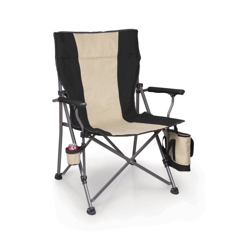 Oniva Big Bear Folding Camp Chair with Cooler XL - Black