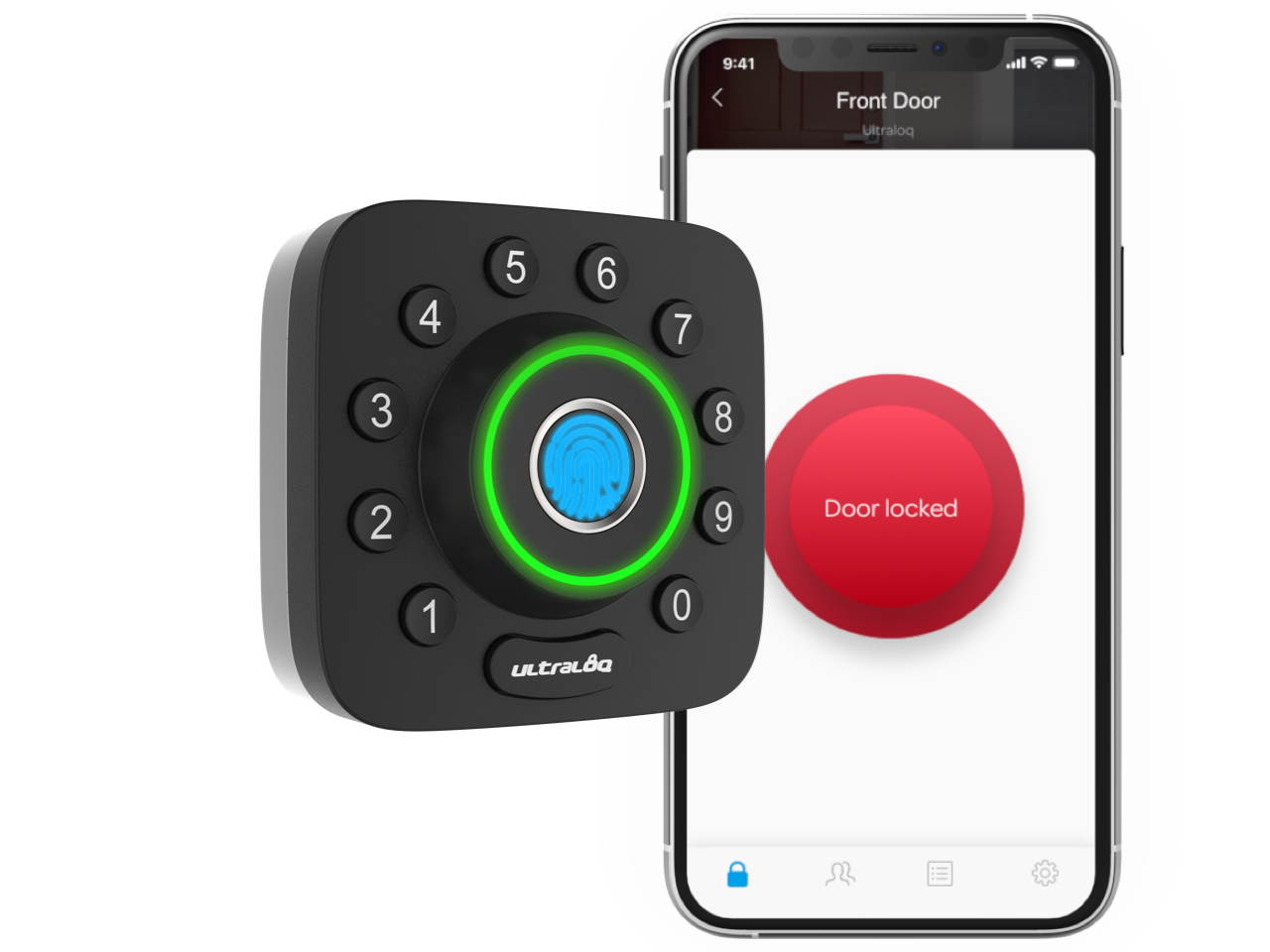 Ultraloq U-Bolt Pro Bluetooth Enabled Fingerprint and Keypad Smart Deadbolt