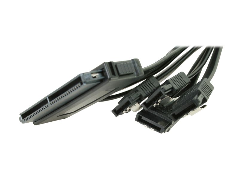 Athena Power Model CABLE-32SAS47 30" 32pin SAS to 4 x SATA 7pin cable