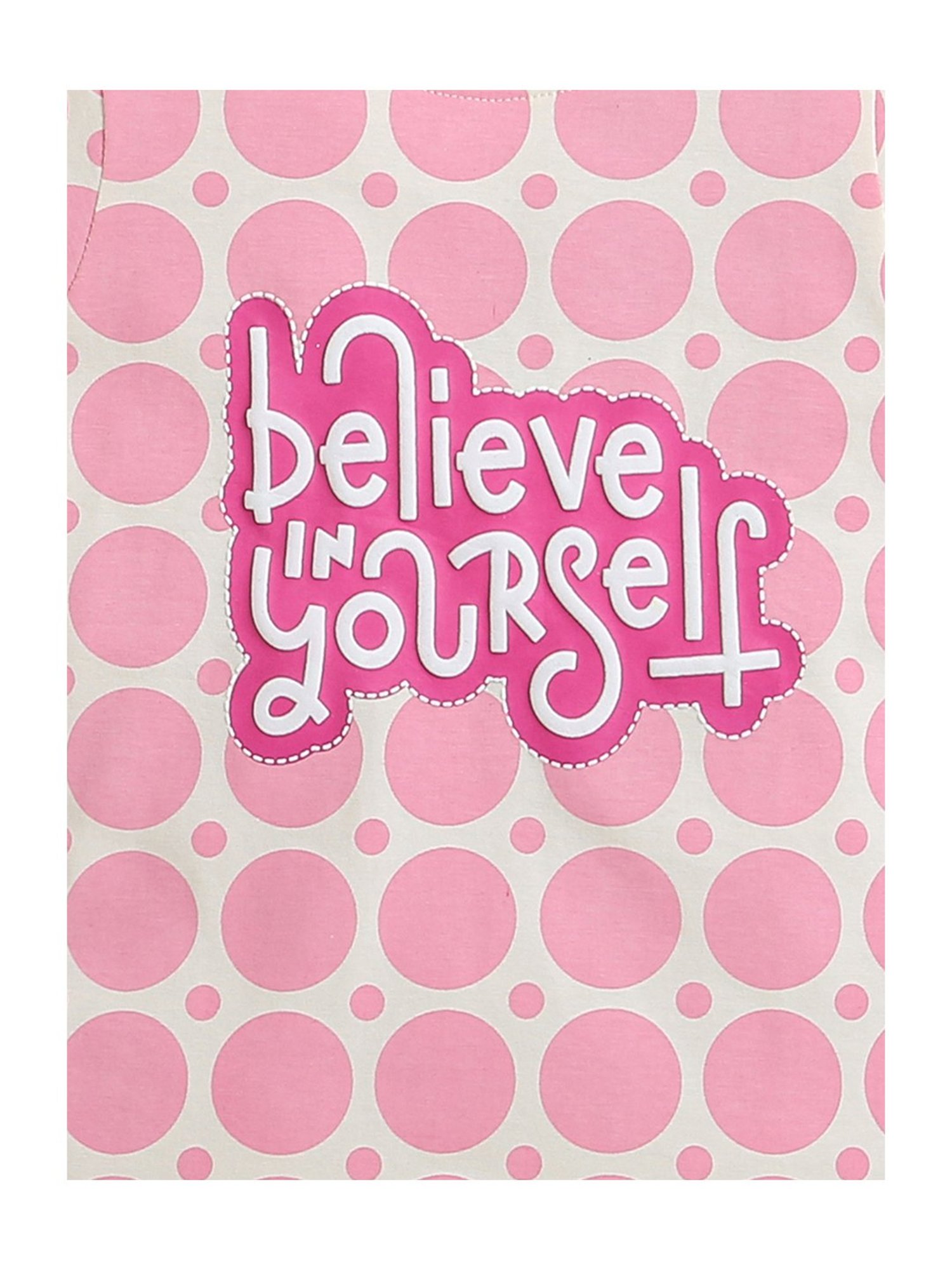 Bumzee Kids Peach Printed T-Shirt