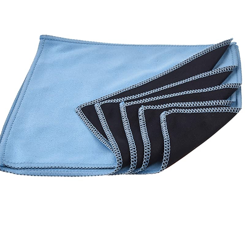 amp Kind 5X Microfiber Cleaning Cloths DoubleSided for Cleaning Glasses Eyeglasses Camera Lens iPad Tablet Smartphone Laptop Computer TV and LCD Screens and Other Delicate Surfaces