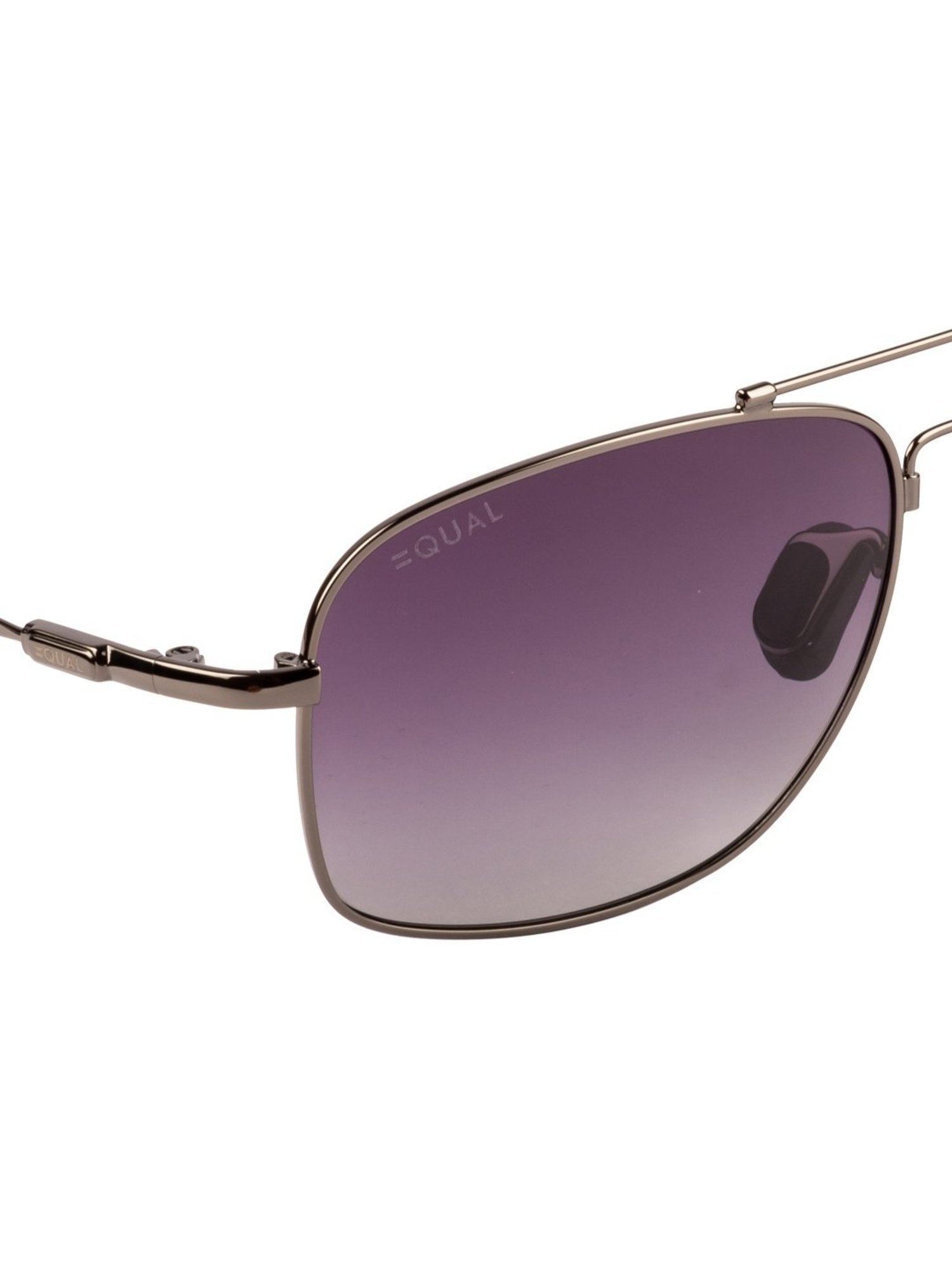 Equal Grey Square Unisex Sunglasses