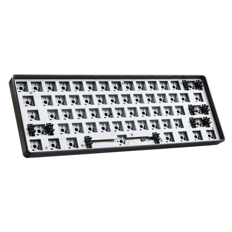 Geek Customized GK61 Hot Swappable RGB Keyboard Customized Kit PCB Mounting Plate Case -
