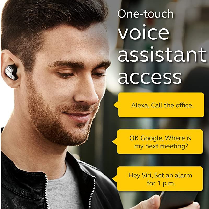 Elite 65t Earbuds Alexa BuiltIn True Wireless Earbuds with Charging Case Titanium Black Bluetooth Earbuds Engineered for the Best True Wireless Calls and Music Experience