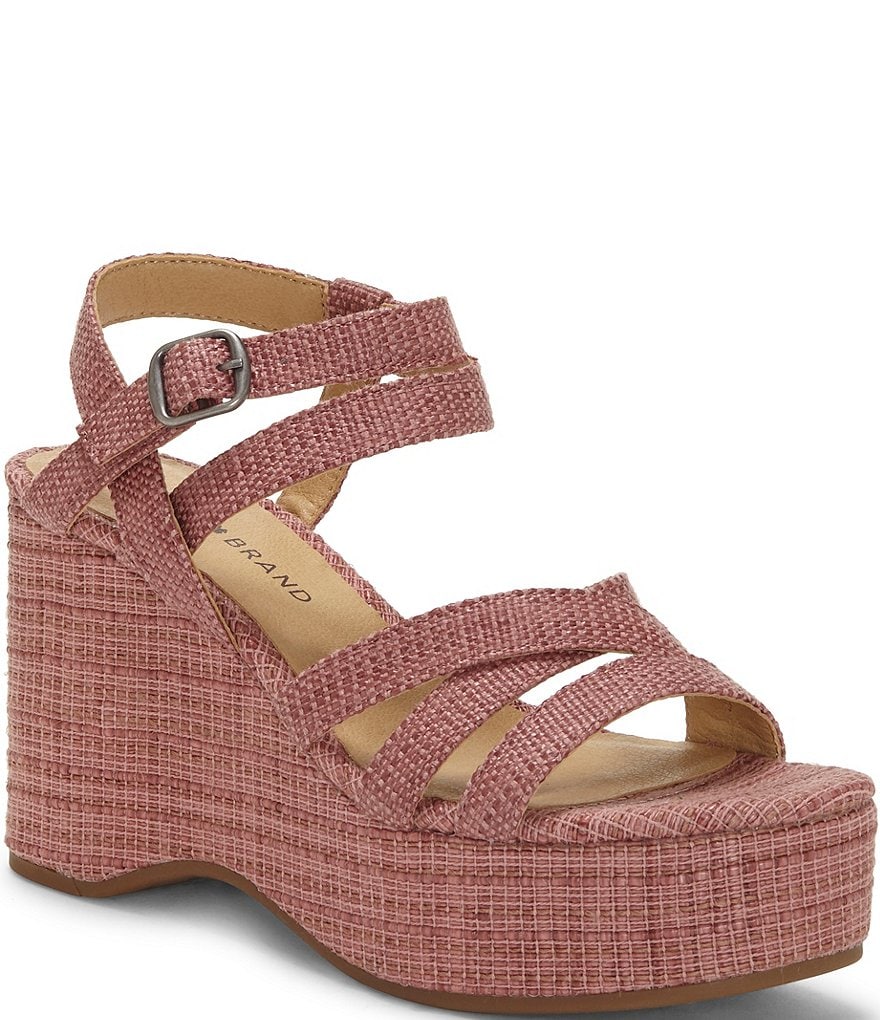 Lucky Brand Carlisha Woven Platform Wedges