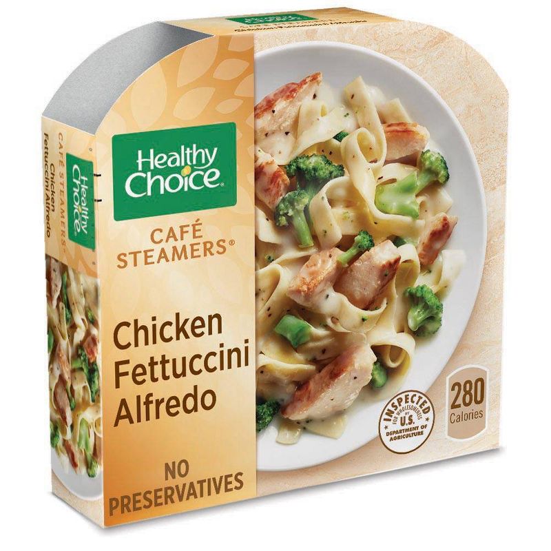 Healthy Choice Frozen Cafe Steamer Chicken Fettuccine Alfredo - 10oz