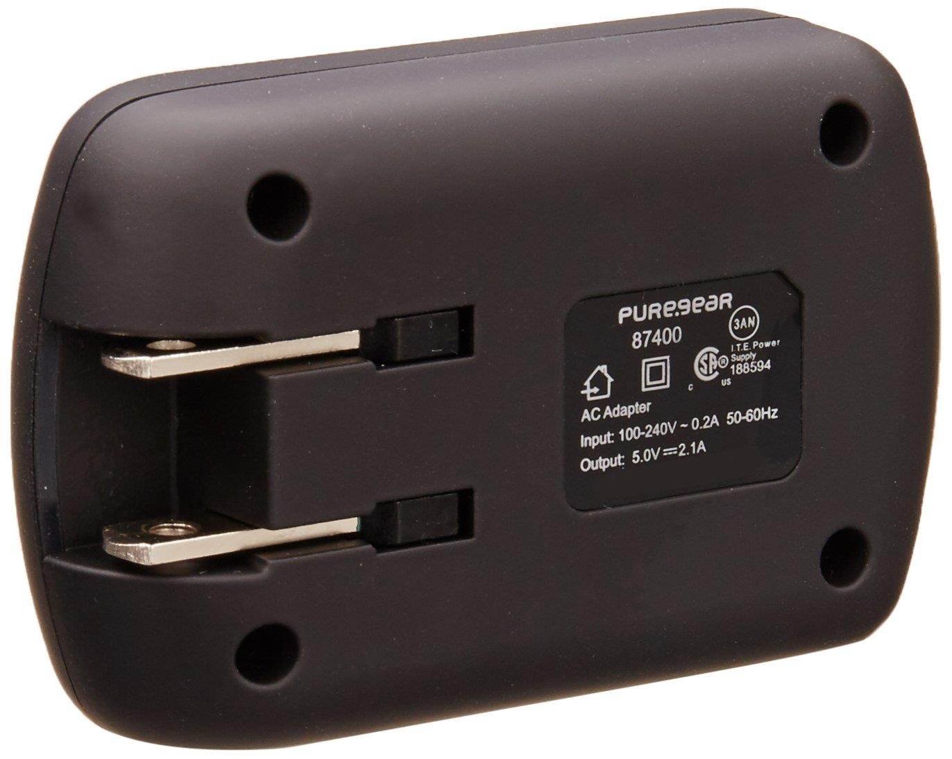 PureGear 88272VRP 2.1 Amp USB Wall Charger for iPad/iPod/iPhone