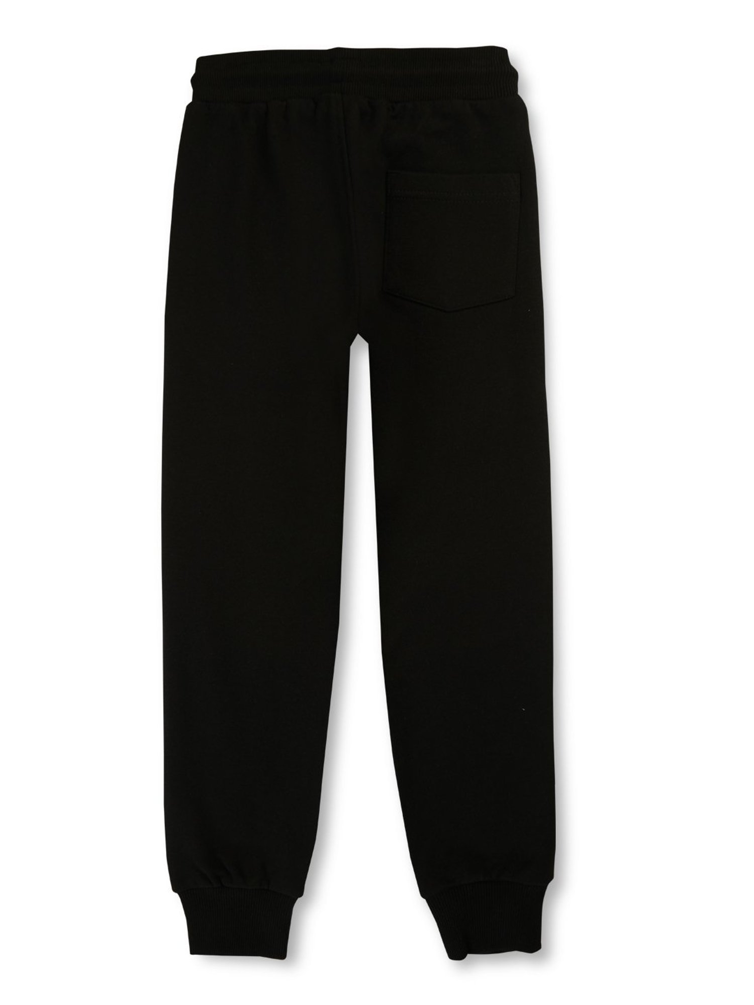 Gini & Jony Boys Black Printed Trackpants