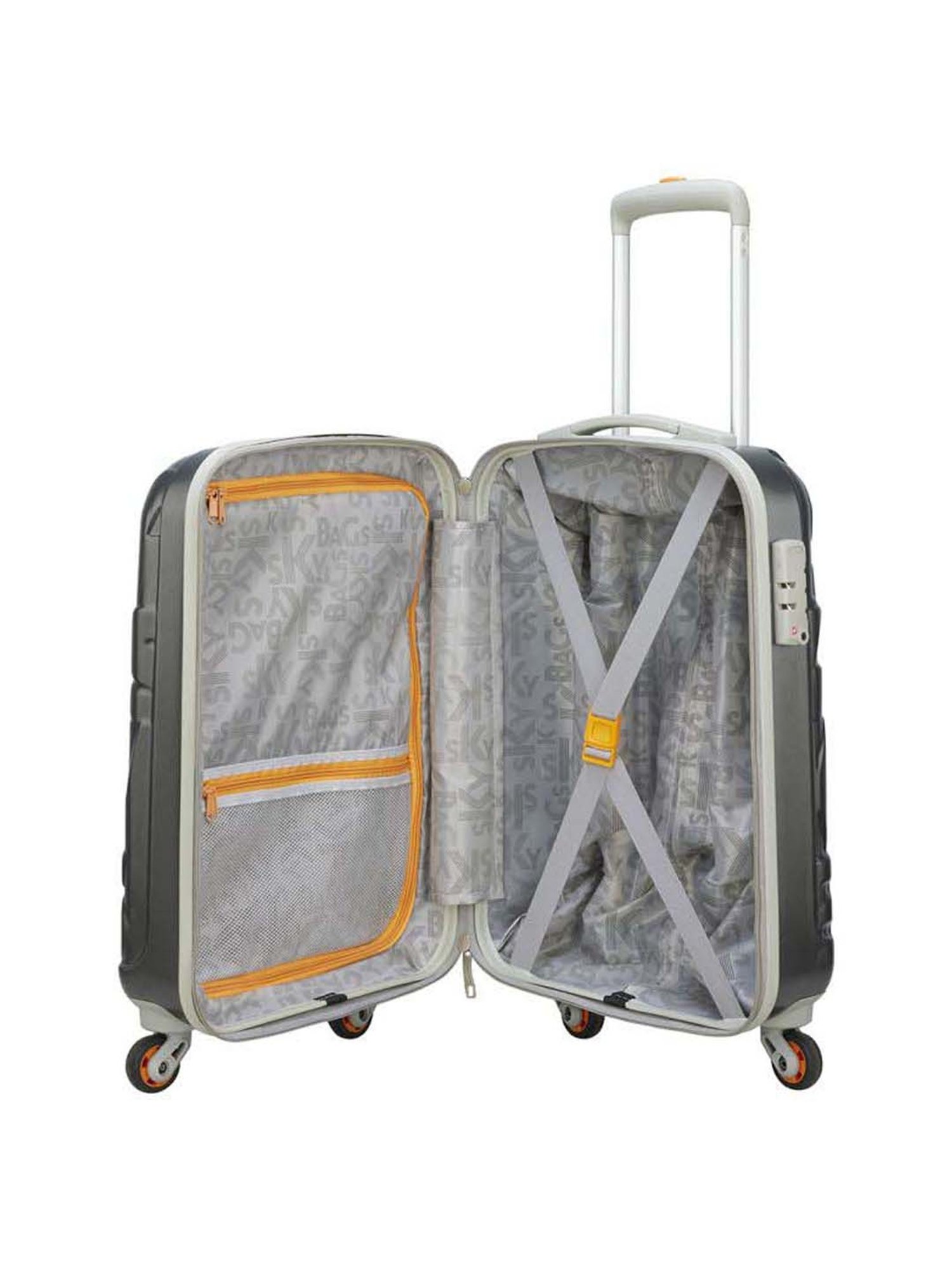 Skybags Ramp Nxt Graphite Textured Hard Cabin Trolley Bag - 36 cm