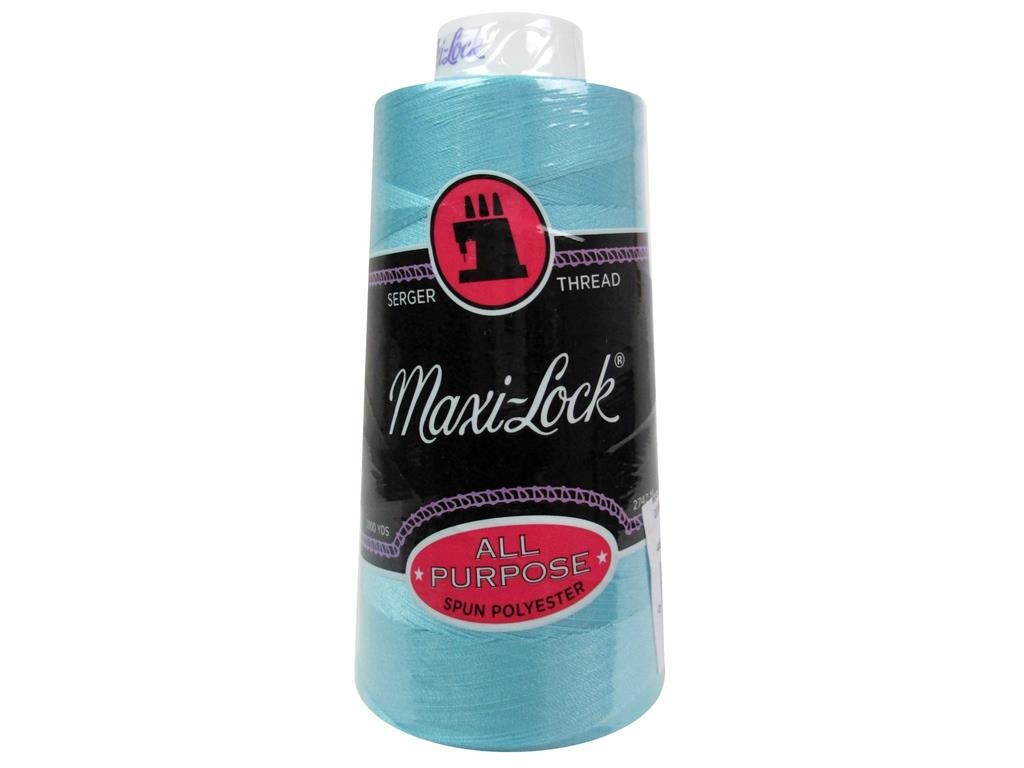 American & Efird 51-32210 Maxi-Lock Cone Thread 3000 Yards-Queens Turquoise