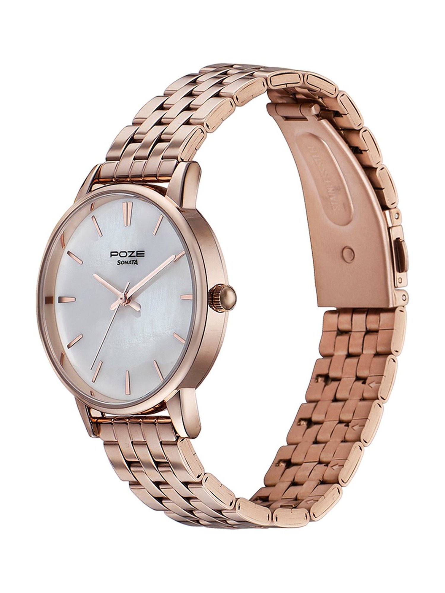 Sonata Poze SP80083WM01W Sonata Poze 3.0 Analog Watch For Women