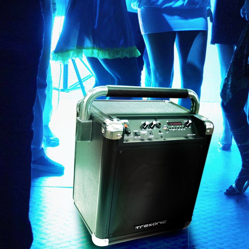 Trexonic Wireless Portable Party Speaker with Microphone