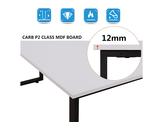 L-Shaped Desk Corner Computer Game Desk PC Laptop Desk Study Desk With CPU Storage Modern Desk With Large Workstation Gaming Desk Home Office Desk,White,GT70
