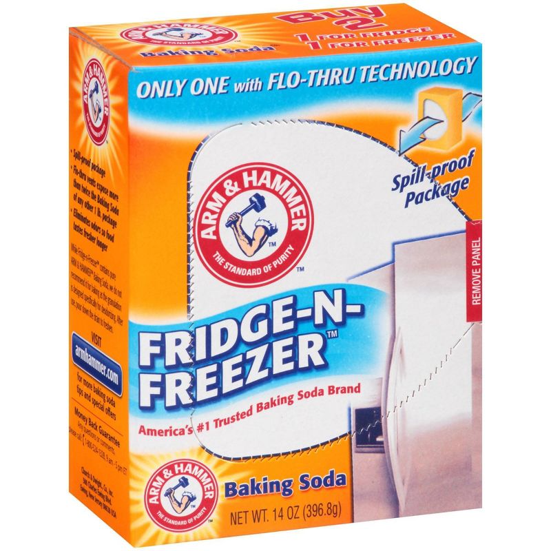 Arm & Hammer Baking Soda Fridge-n-Freezer Odor Absorber - 14oz