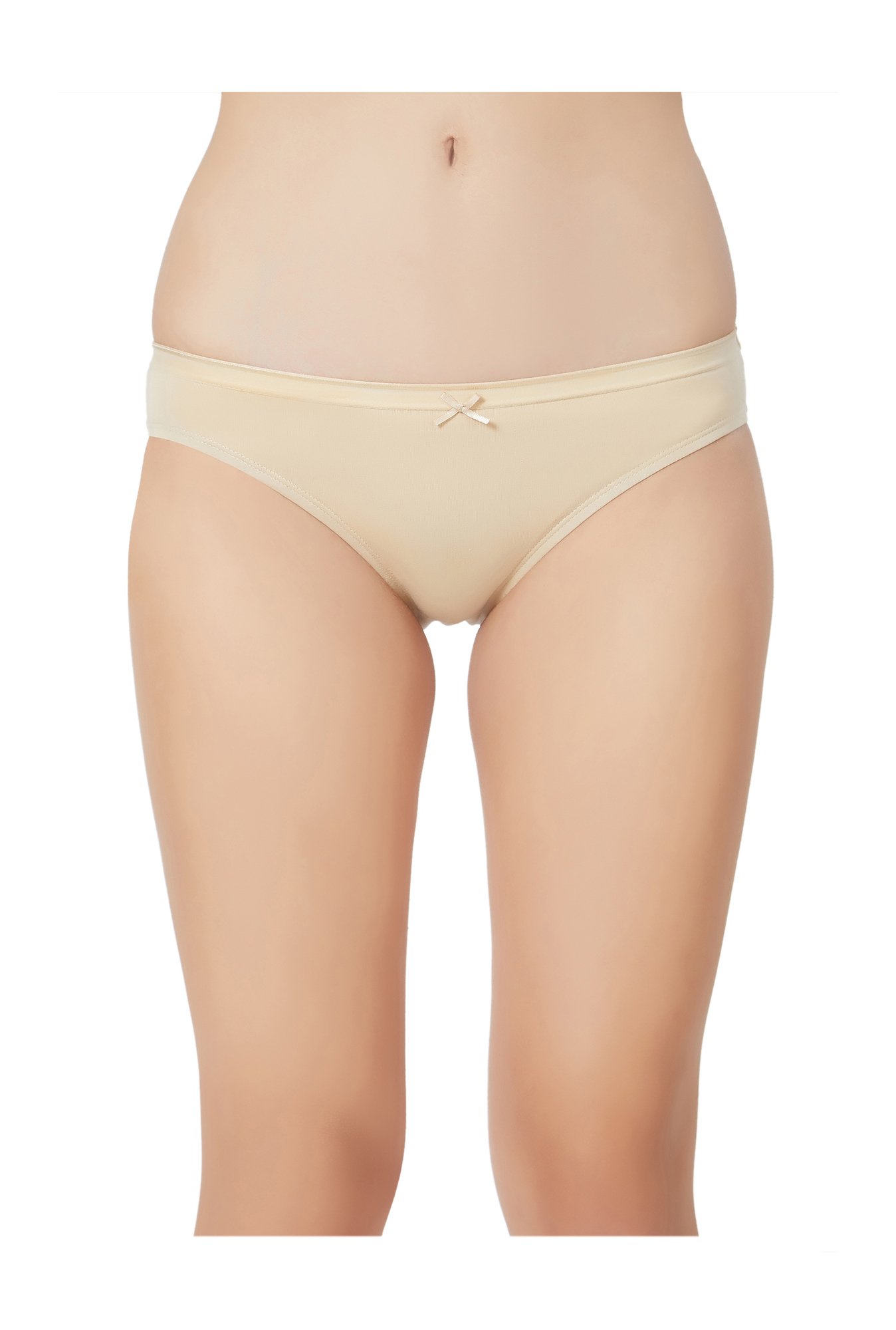 Soie Black, Beige & Pink Cotton Hipster Panty (Pack Of 3)