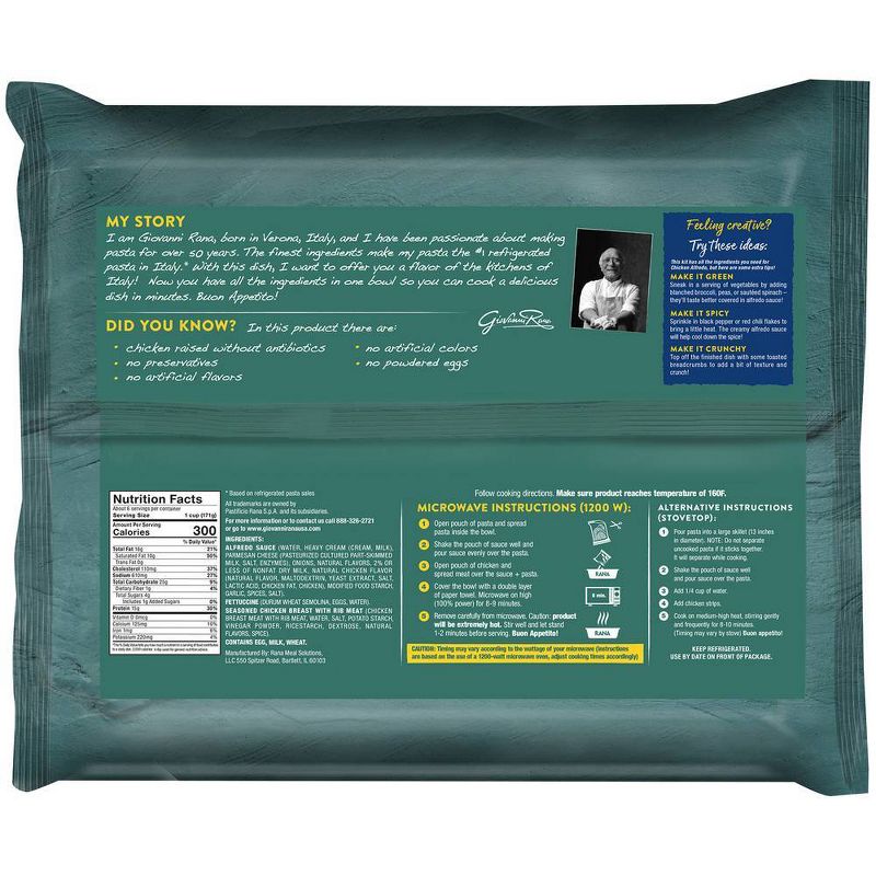 Rana Chicken Fettuccine Alfredo Signature Meal Kit - 39oz