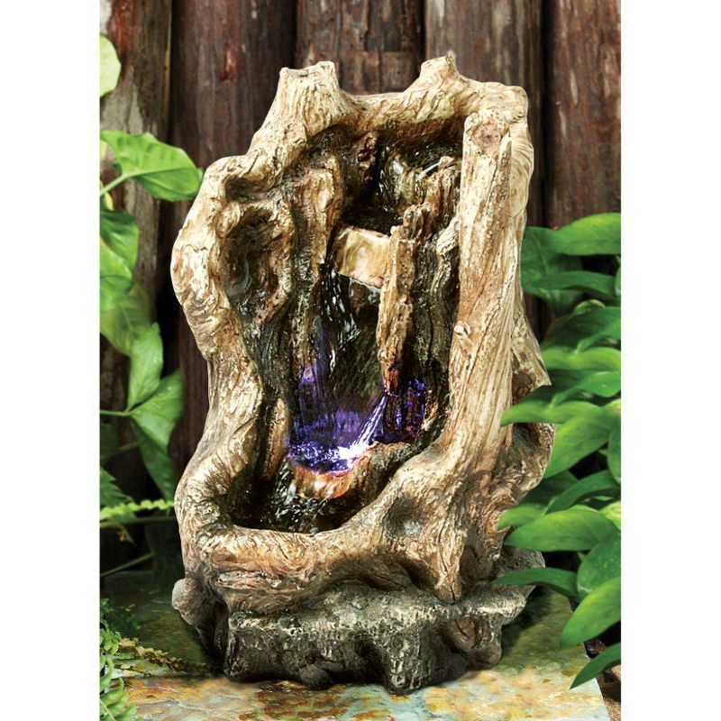 Pendulum Point Cascading Garden Fountain - Acorn Hollow
