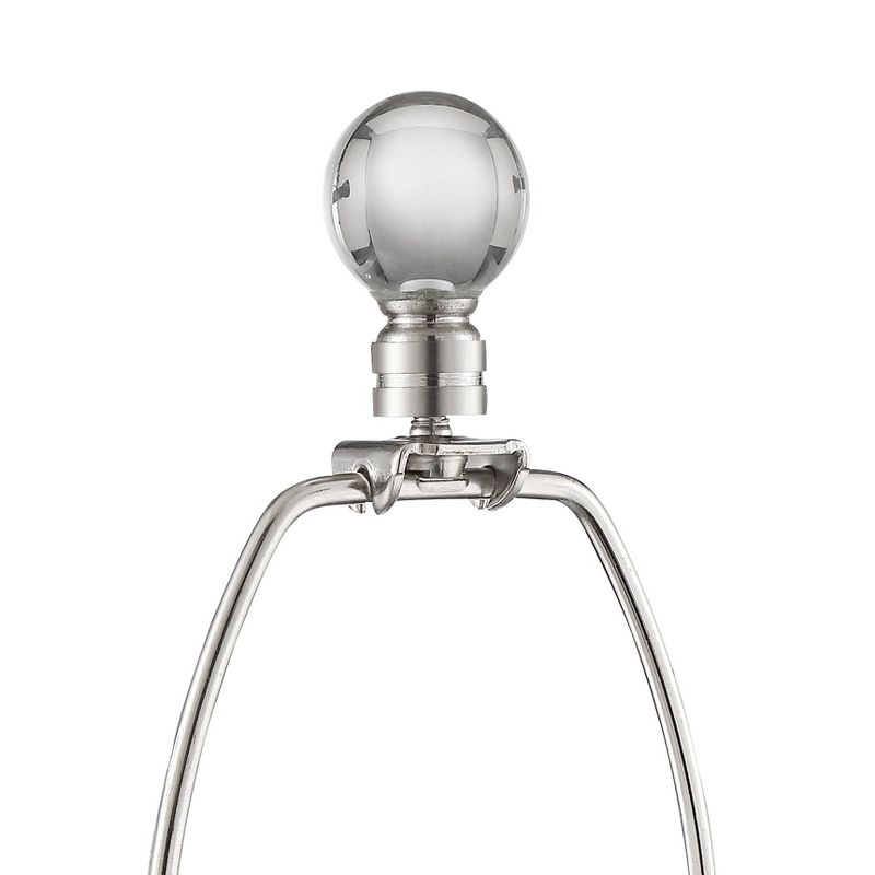 Vienna Full Spectrum Traditional Table Lamps Set of 2 Crystal Gallery Bling Fabric Shade Living Room Bedroom Bedside Nightstand