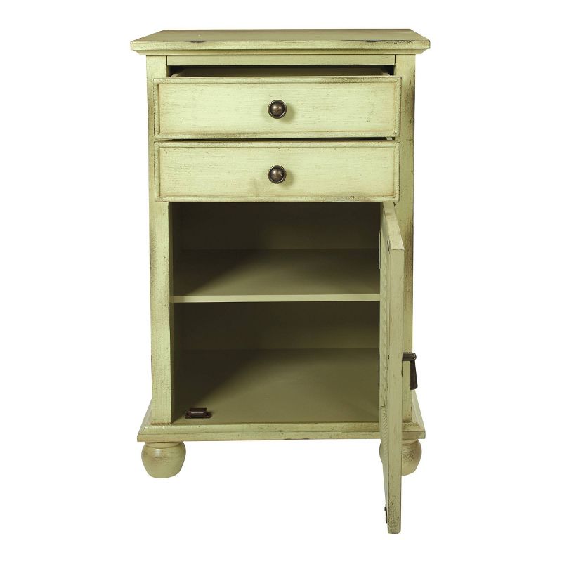 Alton Storage Cabinet Antique Celadon - OSP Home Furnishings