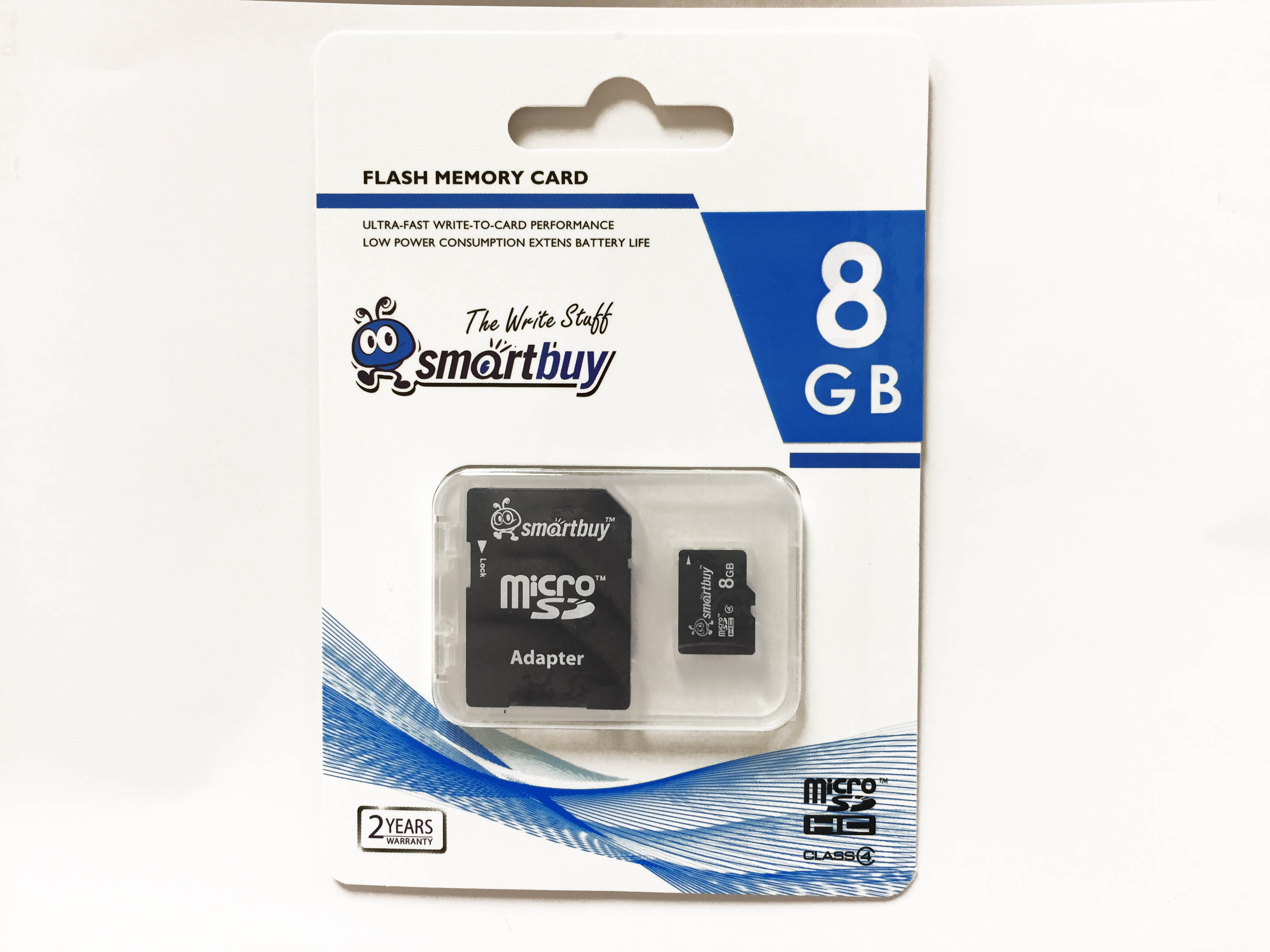 Smartbuy Micro SDHC Class 4 TF Flash Memory Card SD HC C4 For Camera Mobile Phone Tab GPS MP3 TV + Adapter + Mini Case (4GB - 10 Packs)