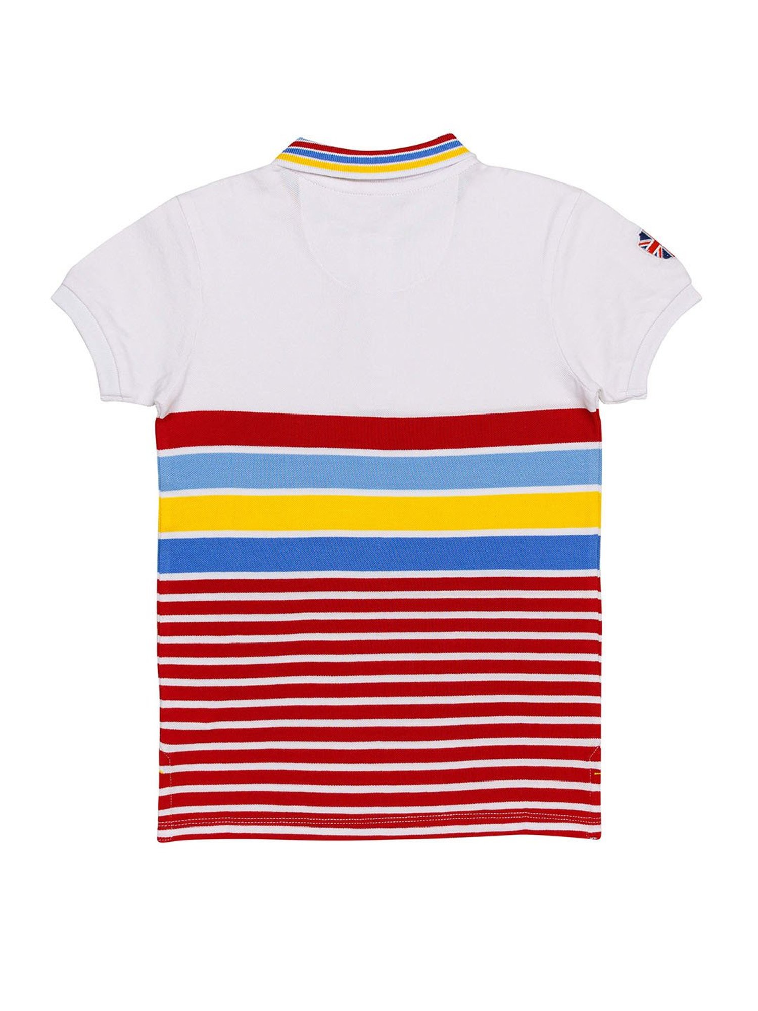 H by Hamleys Boys Multicolor Striped Polo T-Shirt