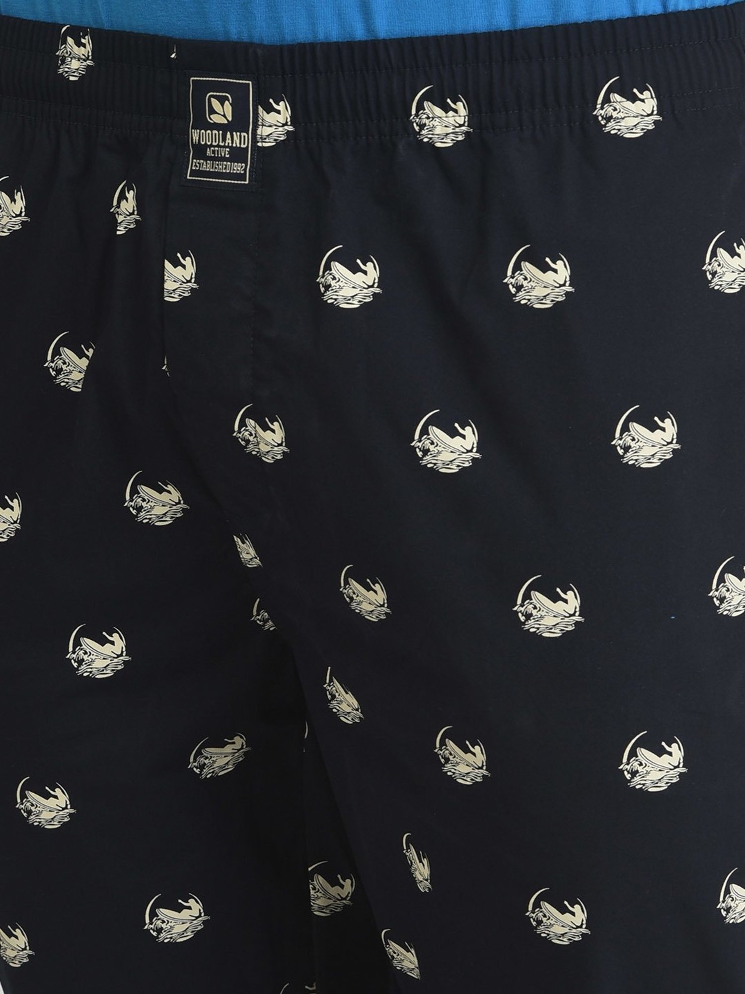 Woodland Navy Printed Pyjamas