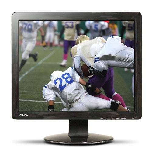 ORION 19RCE Basic LCD Monitor,  1280x1024, 350cd/m2, Built In Speakers, 2D Comb Filter, Remote Control, Plastic Chassis. CVBS In 2 Out 1, HDMI In 1, VGA In 1, Audio In 1 Out 1