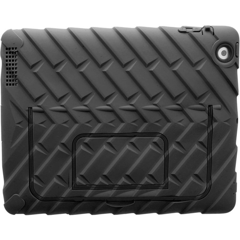 Gumdrop Hideaway Case for iPad Air - For Apple iPad Air Tablet - Black - Shock Absorbing - Silicone, Polycarbonate, Rubber
