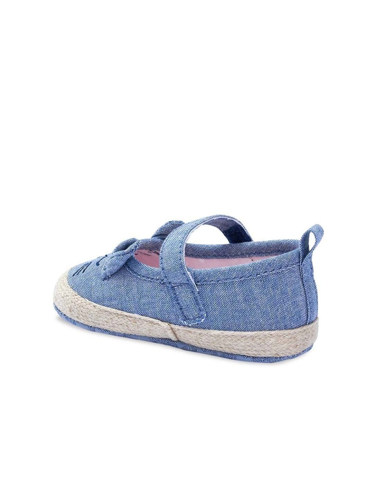 Baby Moo Kids Brown & White Velcro Shoes