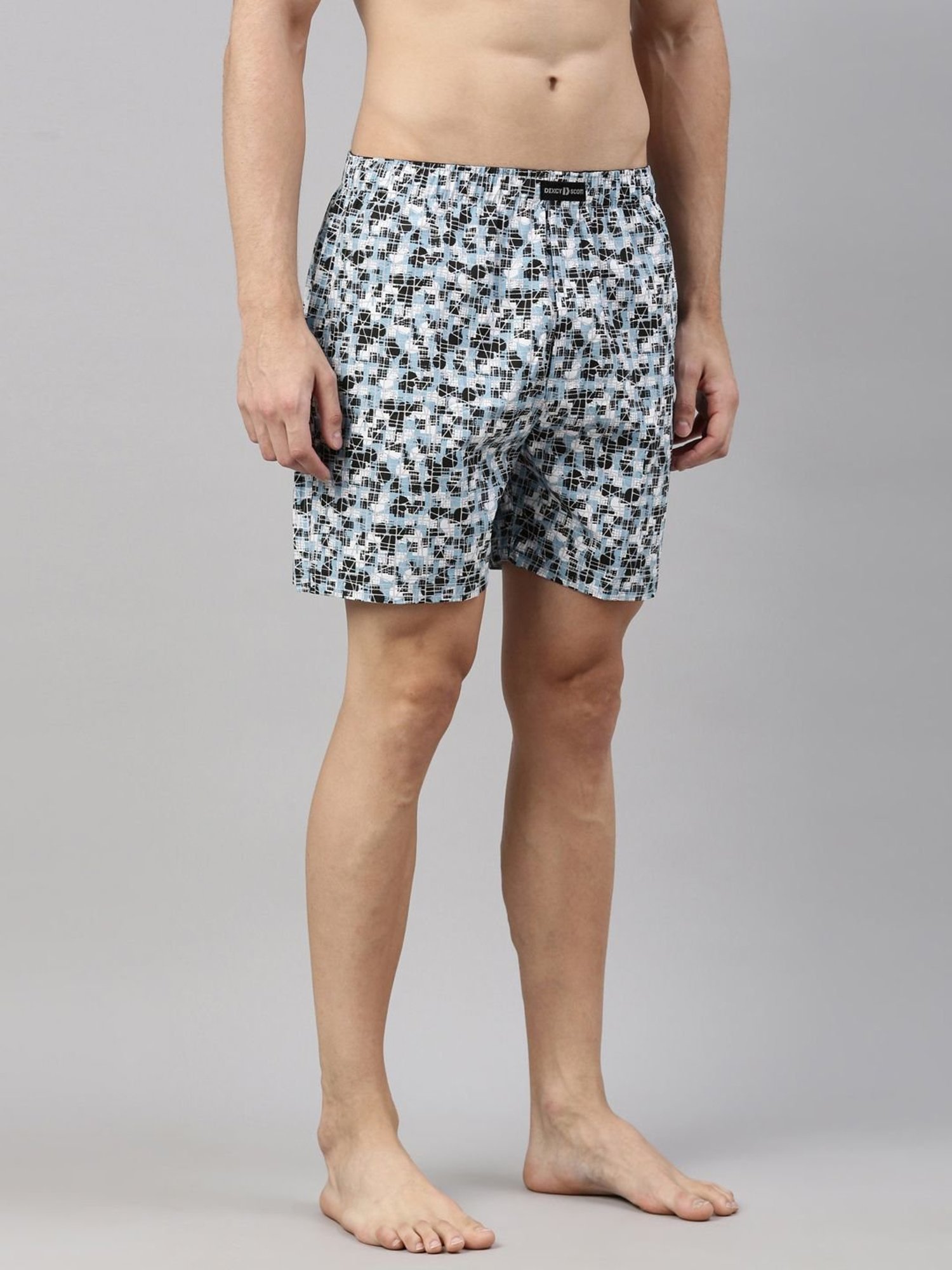 DIXCY SCOTT MAXIMUS Multi Cotton Regular Fit Printed Boxers - Pack Of 2