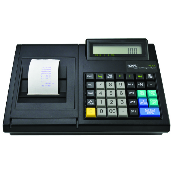 100CX Portable Electronic Cash Register