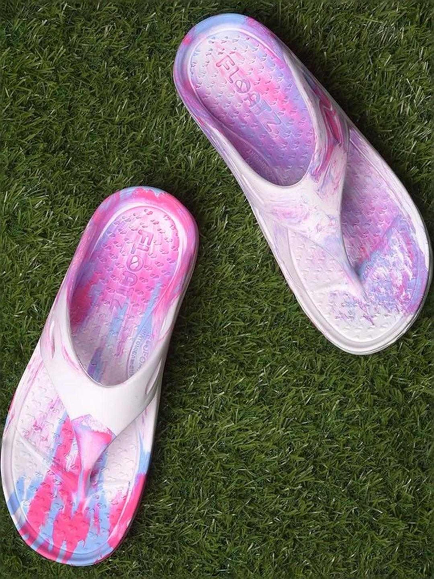 Floatz by Bata Men's 1.2 TH E 24 Pink Flip Flops