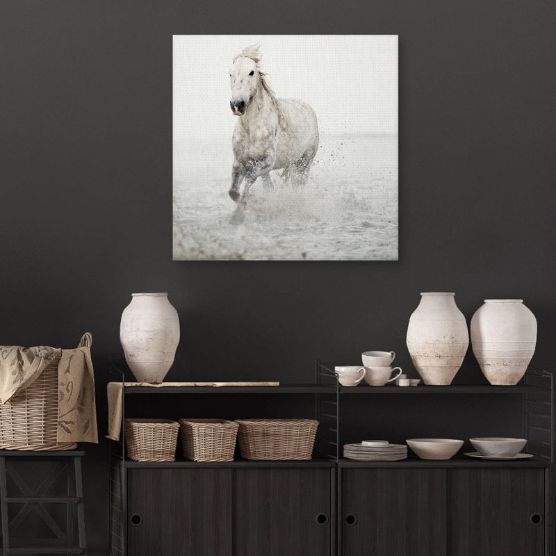 30" x 30" Solo Surf Detail by Irene Suchocki Unframed Wall Canvas - Masterpiece Art Gallery