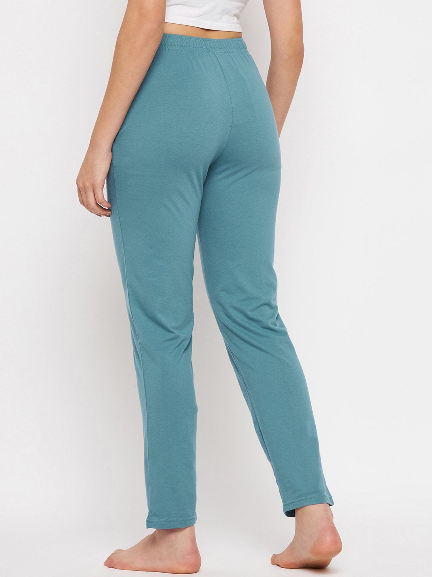 Okane Blue Mid Rise Lounge Pants