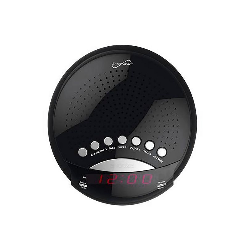 Supersonic Dual Alarm Clock Radio