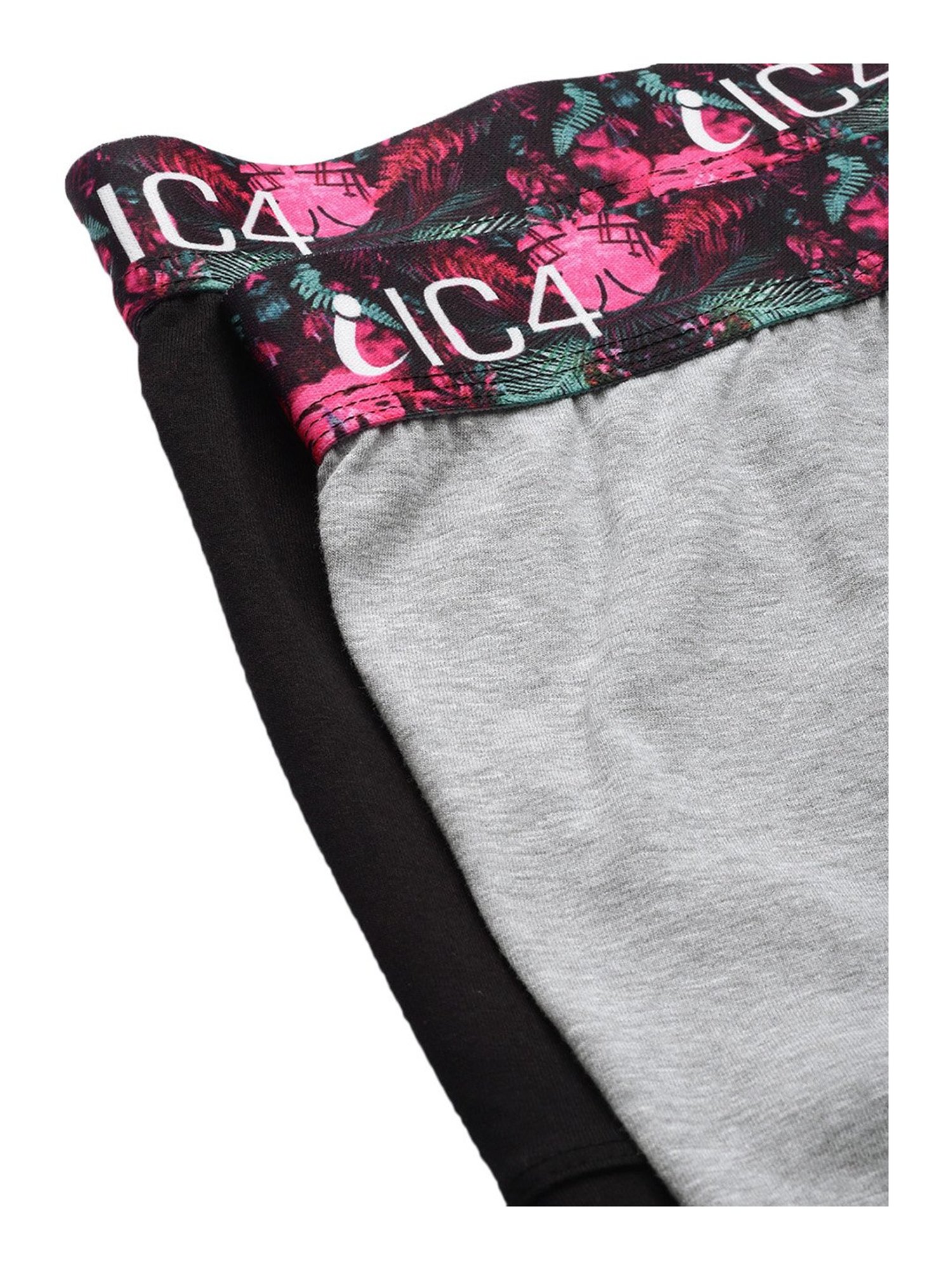IC4 Grey & Black Trunks - Pack of 2