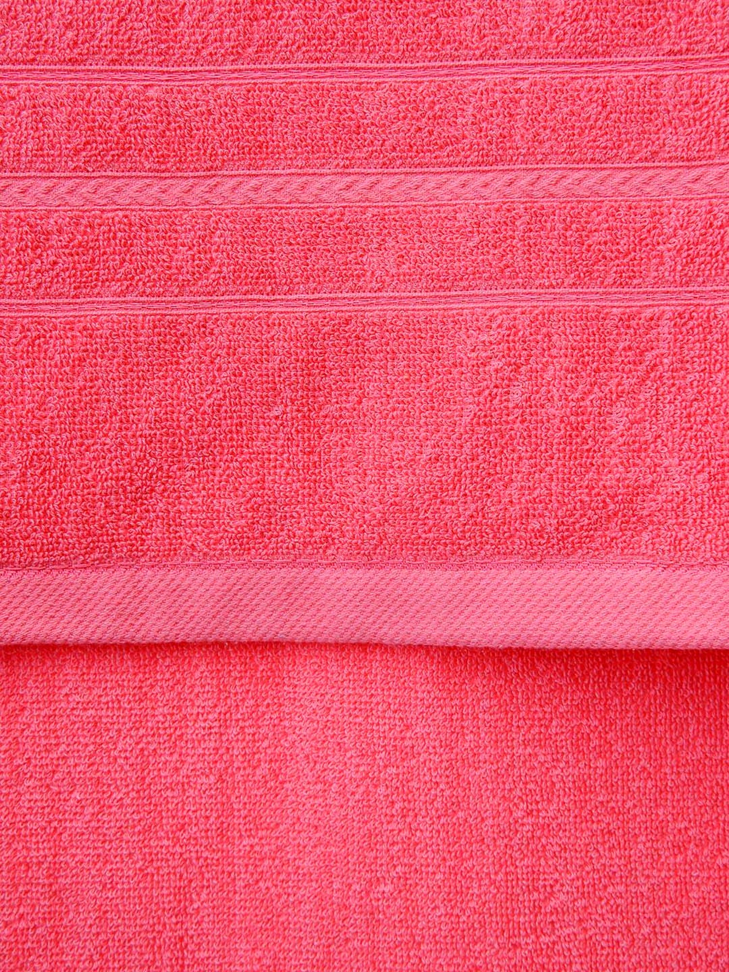 Ariana Select Pink Cotton Quick Dry Bath Towel