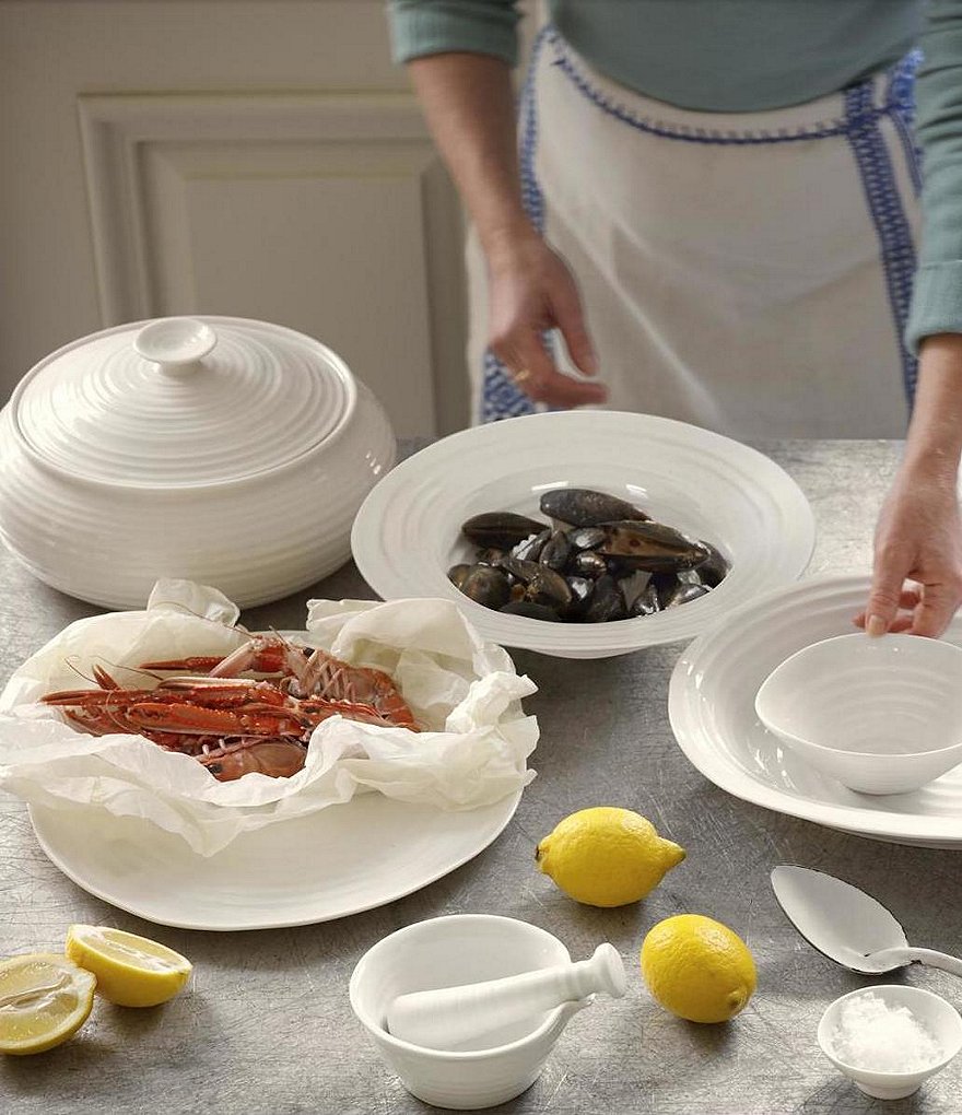 Sophie Conran for Portmeirion White Mortar and Pestle Set