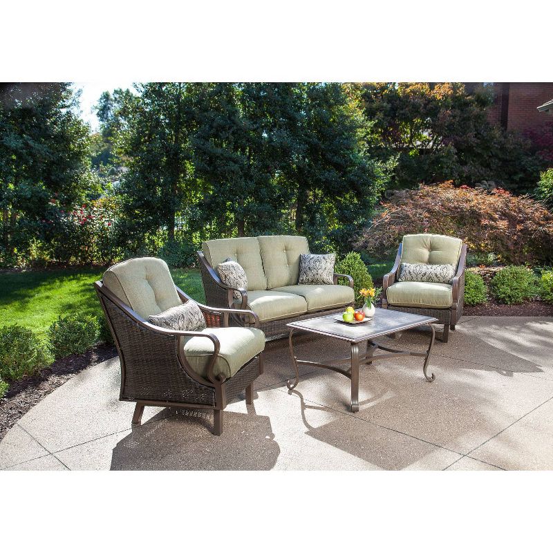 Ventura 4pc Glide Chair Seating Set - Hanover