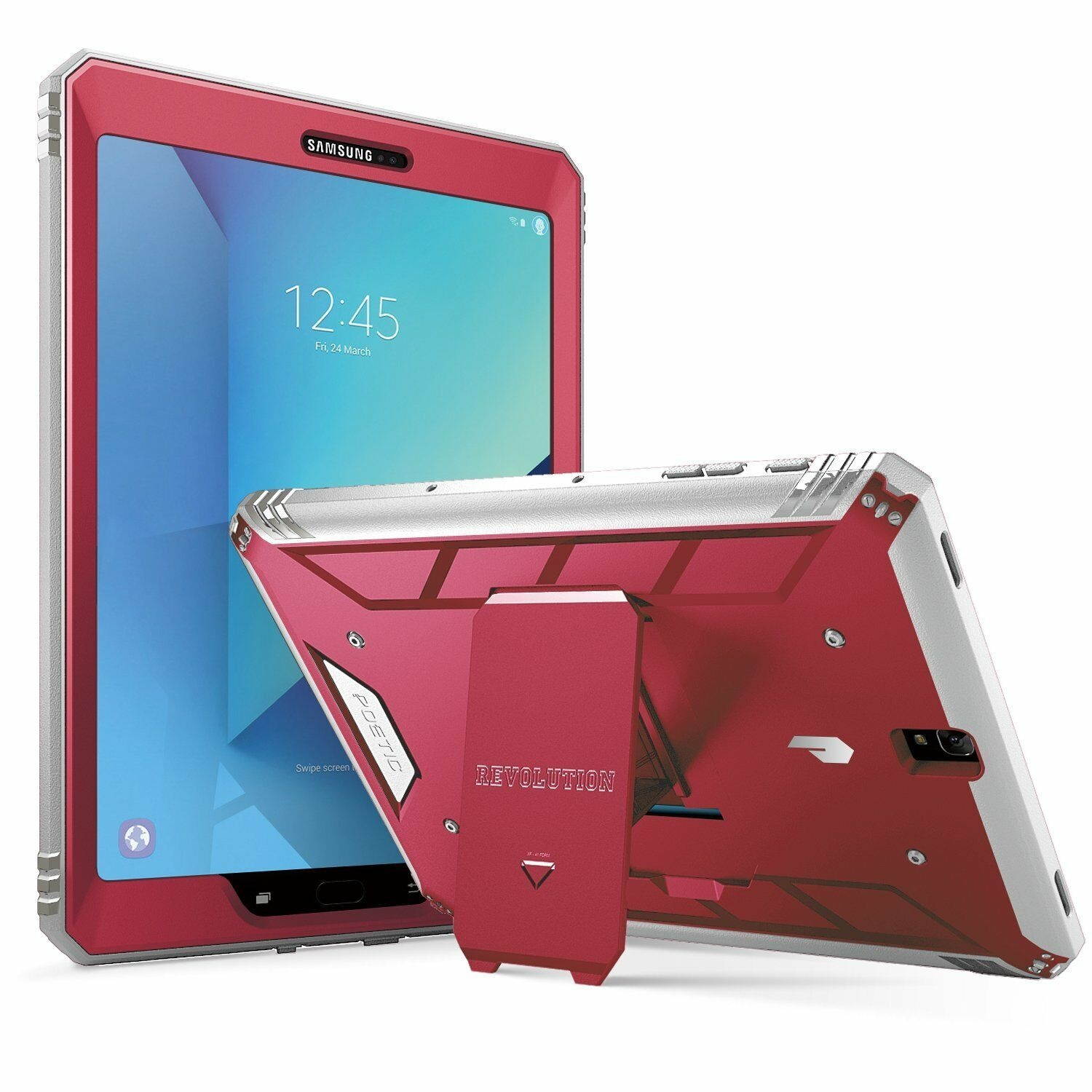 With Kick-stand Case For Samsung Galaxy Tab S3 9.7 Tablet Cover Pink