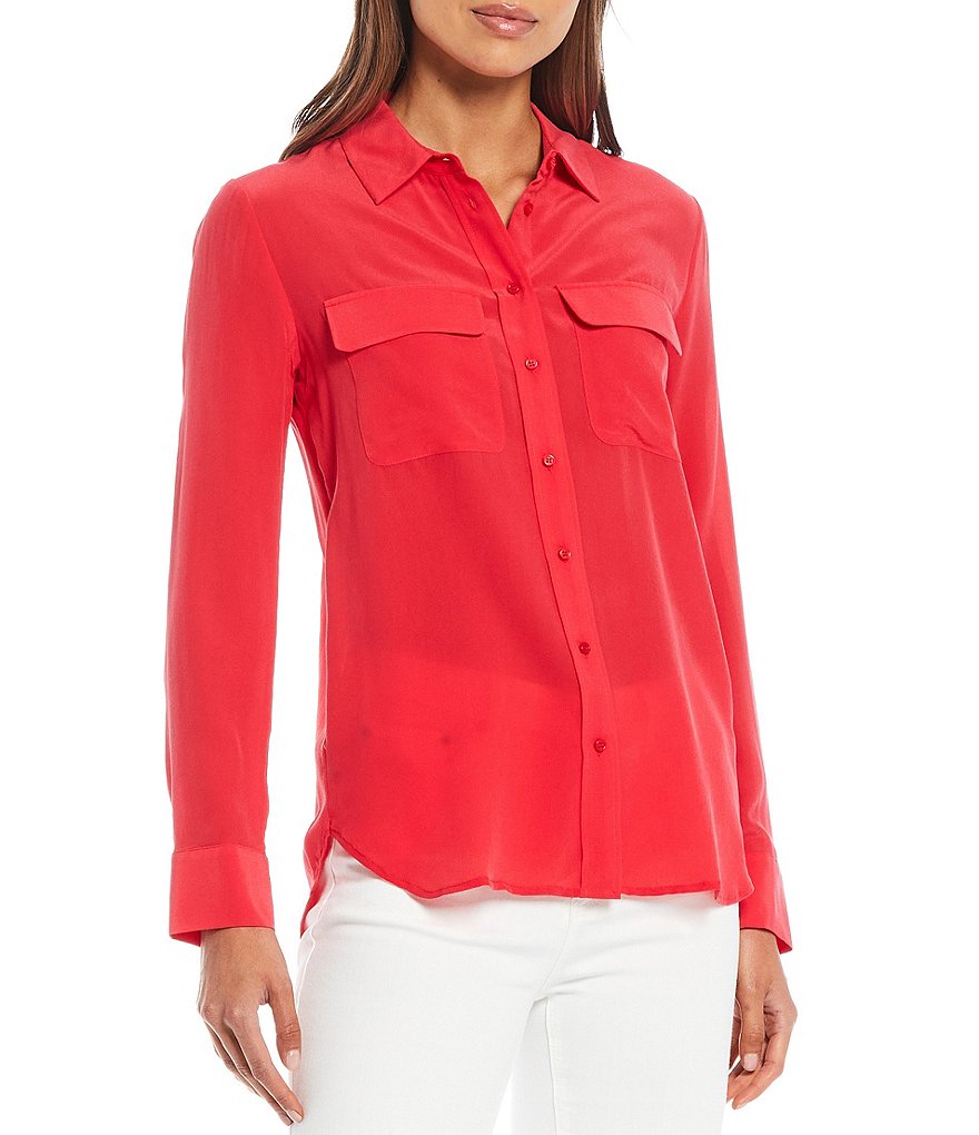 WAYF Double Ruffle V-Neck Peplum Top