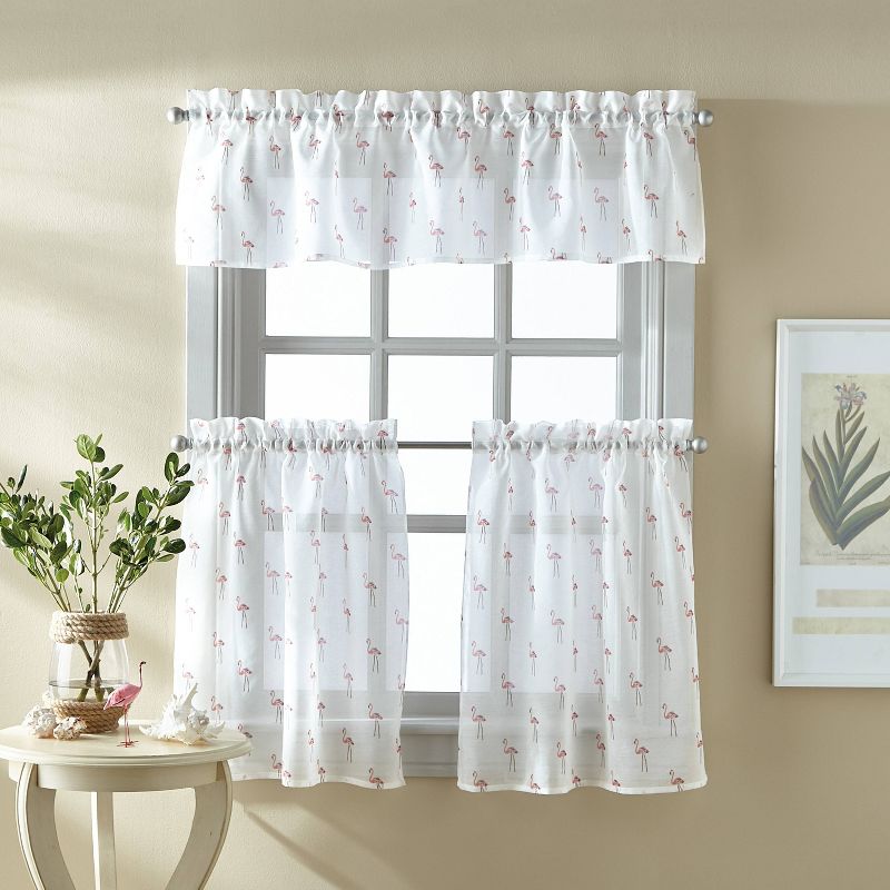 36"x56" Flamingo Tier Set Coral - CHF Industries