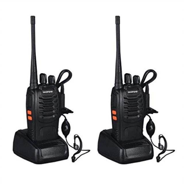 agptek 2 pack rechargeable walkie talkie 3w 16ch twoway radio pair w/builtin 1500mah liion battery support 8 hours