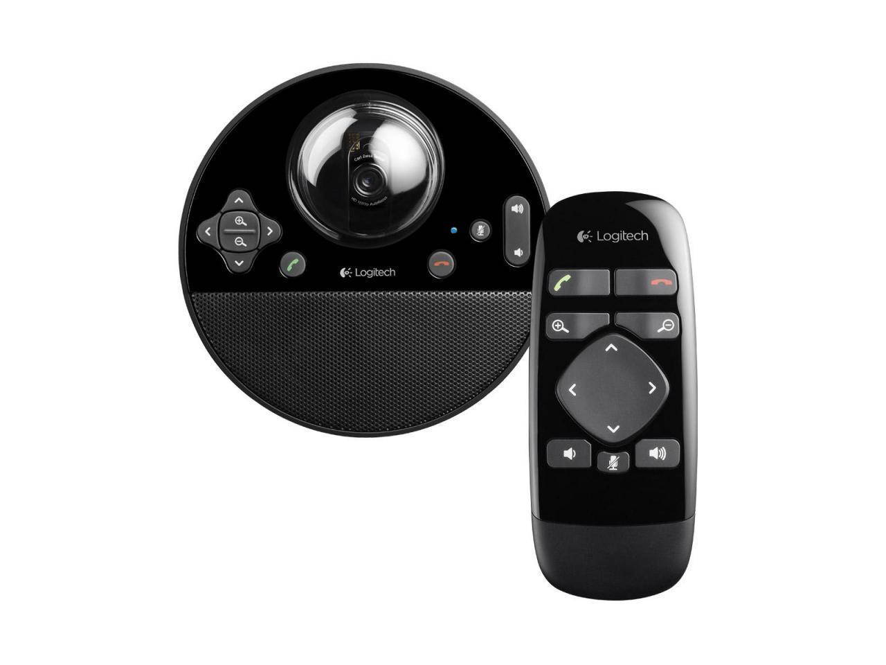 Logitech BCC950 Conference Cam Full HD 1080P Desktop Video Webcam for Private Offices Home Offices&Most Any Semi-private Space