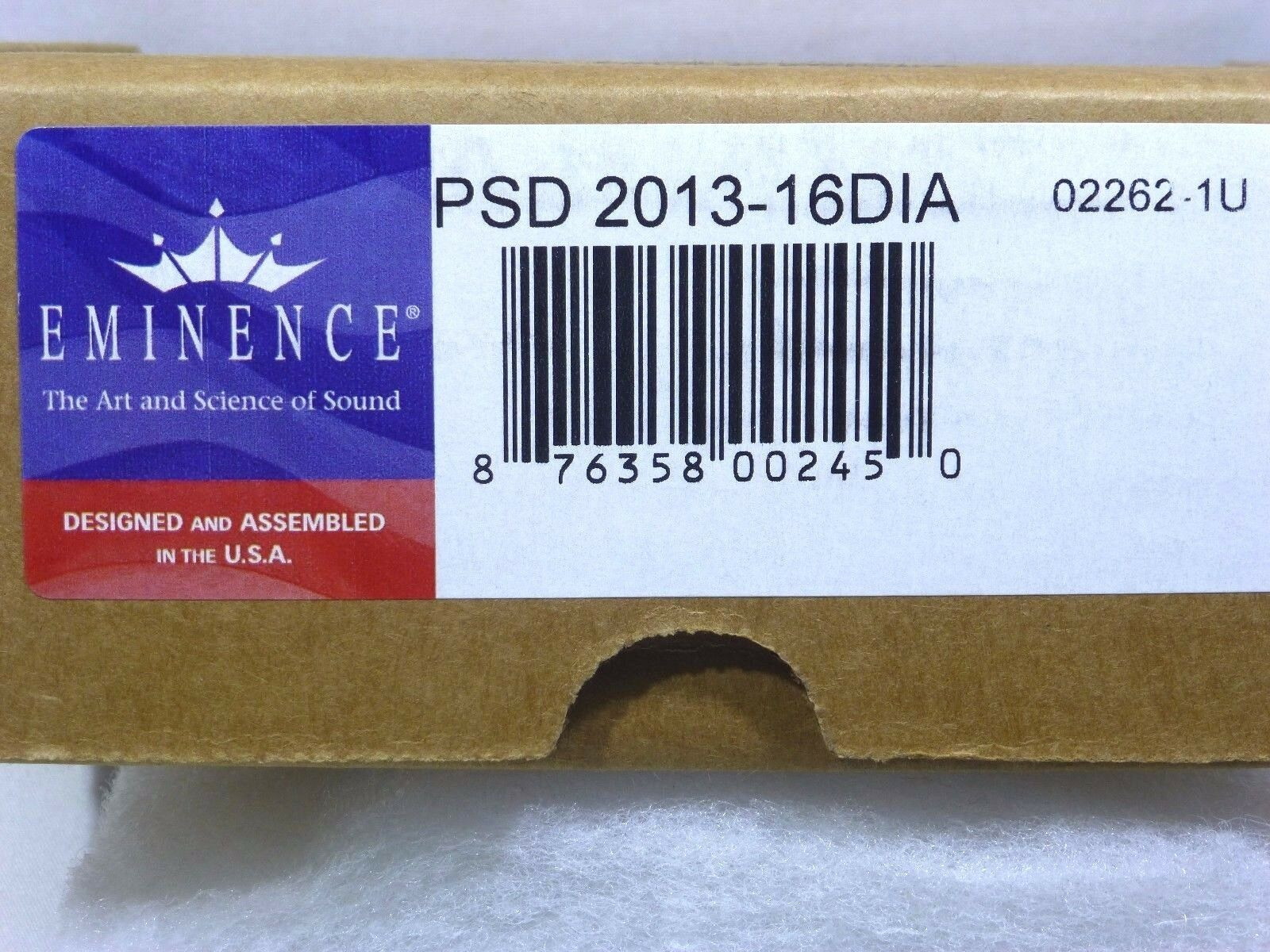 Original Factory Eminence Diaphragm  PSD:2013-16DIA For PSD 2013 16 Ohm  Drivers