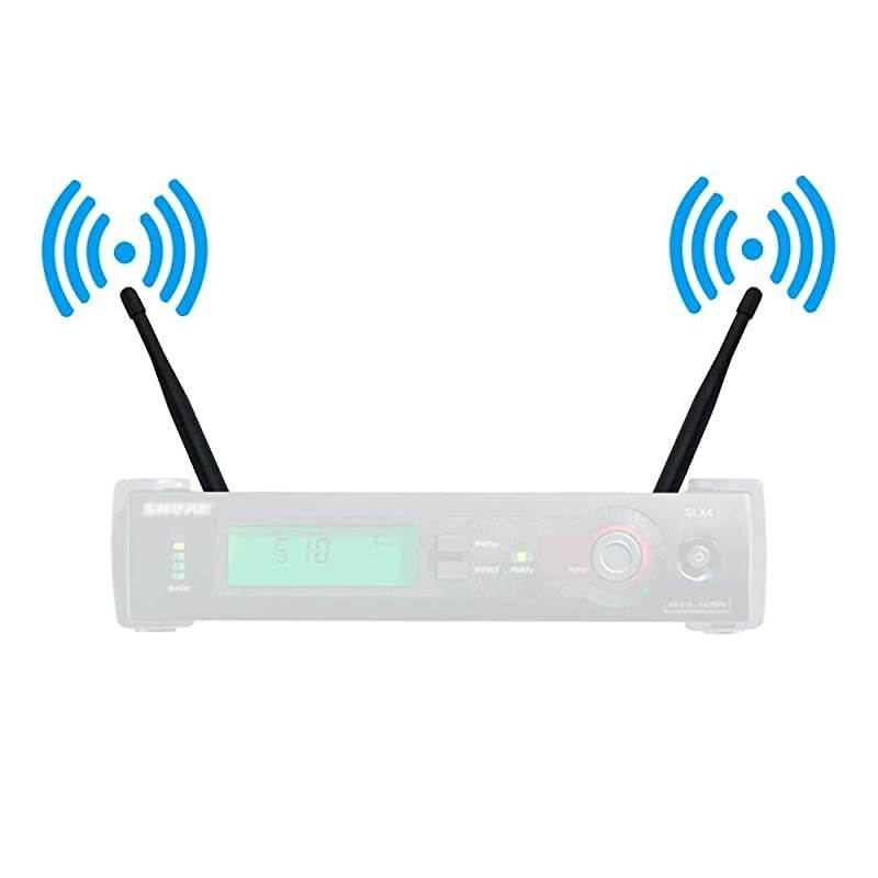 UHF Wireless Microphone BNC Antenna 14 Wave for SLX4 400900MHz2 Pack