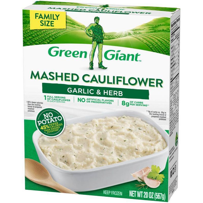 Green Giant Mashed Frozen Cauliflower Garlic & Herb - 20oz