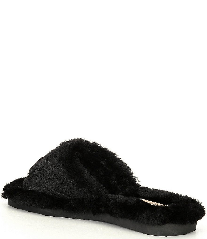 Antonio Melani Lushhh Faux Fur Slippers
