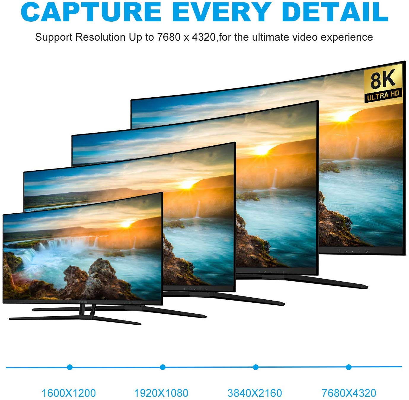 Fiber 8K 4K DisplayPort Cable DP 1.4 HBR3 8K@60Hz 4K@144Hz High Speed 32.4Gbps Optical Fiber Slim and Flexible DP to DP Cable 15m 49.2ft